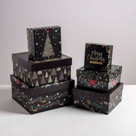Набор подарочных коробок 6в1 «С новым годом», 10 × 10 × 6 - 20 × 20 × 11 см 4992039 2/6 49920391