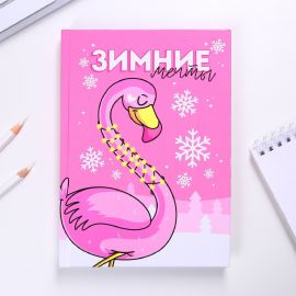 Ежедневник "Зимние мечты" А5 7БЦ 160 л 5095230 5095230