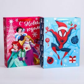 Пакет ламинат "С Новым Годом!", Disney, 31х40х11 см, МИКС 2   5289713 5289713