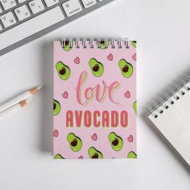 Скетчбук Love avocado, А6, 80 листов 4947749