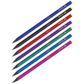 Карандаш ч/г Berlingo "xGold" HB, черное дерево, трехгранный, заточен., ассорти BP01324