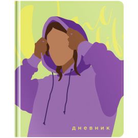 Дневник 1-11 кл. 48л. ЛАЙТ Greenwich Line "Brightcolor", иск. кожа, печать, 3D-лак, тон. блок, ляссе DSK_43362