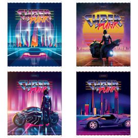 Тетрадь 48л., А5, клетка ArtSpace "Стиль. Cyberpunk" Т48к_42906