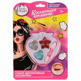 Косметика для девочек "Милая леди" тени для век с блестками 334184 334184