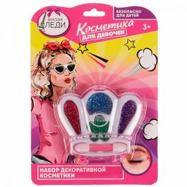 Косметика для девочек "Милая леди" тени для век с блестками 334186 334186