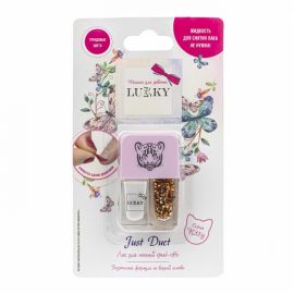 Lukky Just Duet двойные лаки для ногтей (перламутровый, золотой) Т21922 Т21922