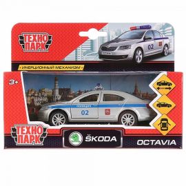 Металлическая модель "Skoda Octavia Полиция" (Технопарк) 259362