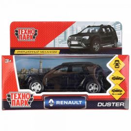 Машина металл RENAULT DUSTER длина 12 см, двери, багажн, черный 273044 273044