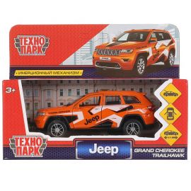 Машина металл JEEP GRAND CHEROKEE СПОРТ 12 см, двери, багаж, инерц 289684 289684