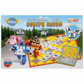 Настольная игра "Словодел. Робокар Поли" 301320 301320