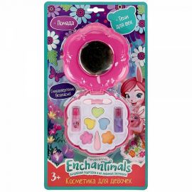 Набор косметики "Энчантималс" в футляре цветок 302344 302344