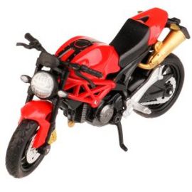 Модель металл СТРИТБАЙК 11см, руль поворач, подвеска, подножка 335871 335871