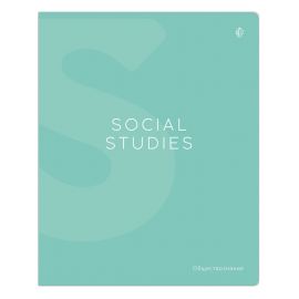 Тетрадь предметная 48л. Greenwich Line "Color theory" - Обществознание, пантонная печать, матовая ламинация, выборочный УФ-лак, 70г/м2 EX48-40479