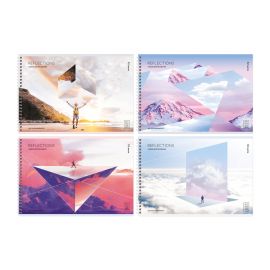 Альбом для рисования 32л., А4, на гребне BG "Reflections" АР4гр32 10885