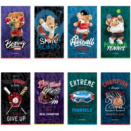 Блокнот А6 32л. на скрепке ArtSpace "Sport. Mix" Б6к32_46869