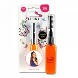 Тушь для волос Lucky. Неоновые цвета: оранжевый Т11930