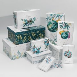 Набор подарочных коробок 10 в 1 «Счастливого Нового года», 12 × 7 × 4 - 32.5 × 20 × 12.5 см 6895029 2/10 68950292