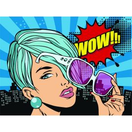 Картина по номерам на картоне ТРИ СОВЫ "Wow. Style", 30*40, с акриловыми красками и кистями КК_44057