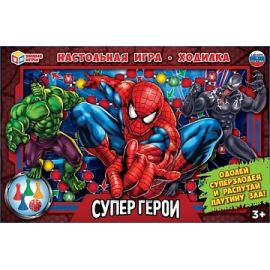 Настольная игра-ходилка "Супергерои" 342096 342096