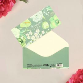 Конверт для денег «Нежной тебе», 16,5 × 8 см 7343433 7343433