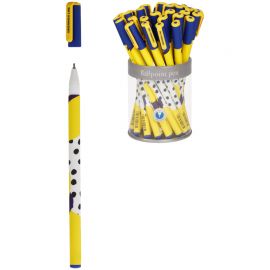 Ручка шариковая Greenwich Line "Creative dots" синяя, 0,7мм, игольчатый стержень, софт-тач GL_25125