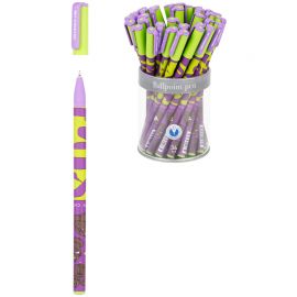 Ручка шариковая Greenwich Line "Cats" синяя, 0,7мм, игольчатый стержень, софт-тач GL_25279