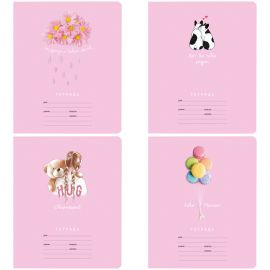 Тетрадь 18л., клетка BG "Лови момент", блестки Т5ск18_бл 10111