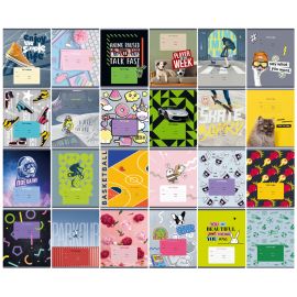 Тетрадь 24л., клетка BG "Super Mix -24" Т5ск24 11738