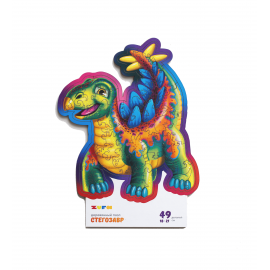 Деревянный фигурный пазл «Стегозавр» kids S 46071774551739