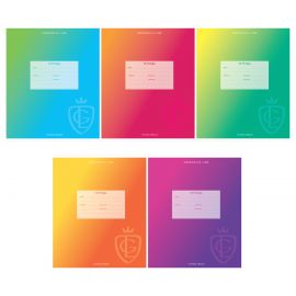 Тетрадь 12л., клетка Greenwich Line "Gradient", УФ-лак, 80г/м2 N5c12-49002