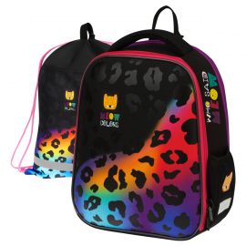 Ранец Berlingo Expert Mini "Meow colors" 36*27*14см, 2 отделения, 2 кармана, анатомическая спинка, мешок для обуви RU09042