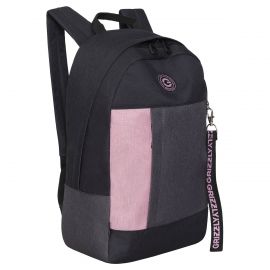 Рюкзак Grizzly, 24 * 37,5 * 12см, 1 отделение, 1 карман, укрепленная спинка, черный-розовый RXL-327-3/4
