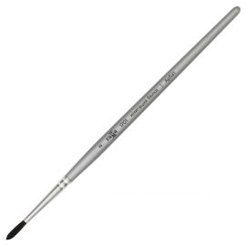 Кисть художественная синтетика имитация белки Гамма "Арбат", круглая №3, короткая ручка 1701003