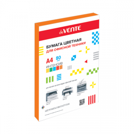 Бумага deVENTE A4 80 г/м2 оранжевый интенсив 100 л/20 2072408