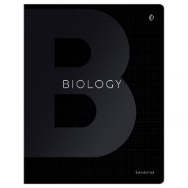 Тетрадь предметная 48л. Greenwich Line "Сolor black" - Биология, софт-тач ламинация, выборочный УФ-лак, 70г/м2 EX48-49367