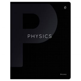 Тетрадь предметная 48л. Greenwich Line "Сolor black" - Физика, софт-тач ламинация, выборочный УФ-лак, 70г/м2 EX48-49381