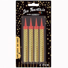 Свеча-Фонтан д/торта 10см 30сек 4шт 1502-5482 1502-5482