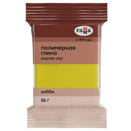 Полимерная глина Гамма "Хобби", желтый, 56г 1700
