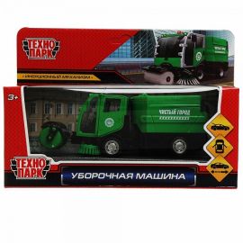 Машина металл УБОРОЧНАЯ МАШИНА 15,5 см, двери, багаж, зелен 338604 338604