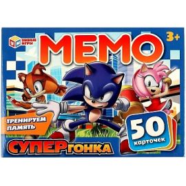 Мемо "Супер гонка" 50 карточек 340422 340422