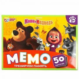 Мемо "Маша и медведь" 50 карточек 350332 350332