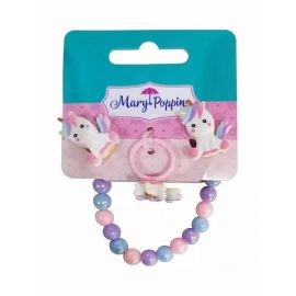 Набор "Жемчужный единорог" браслет, колечко, клипсы 455695 455695