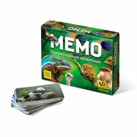 Настольная игра "Мемо: Удивительные животные" 7207