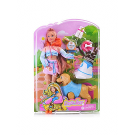 Кукла Defa Lucy "На прогулке с питомцем" 8485 8485