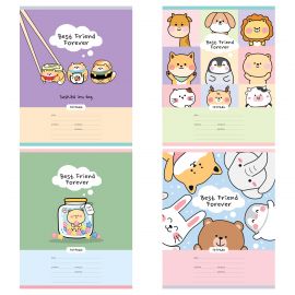 Тетрадь 18л., клетка MESHU "Best friends" MS_50155/1