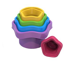 Развивающая игрушка ТРИ СОВЫ сортер-пирамидка "Веселая ферма", 5 предметов ИНС 003