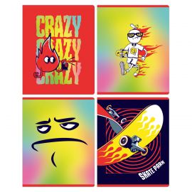 Тетрадь 48л., А5, клетка BG "Crazy" Т5ск48 12273