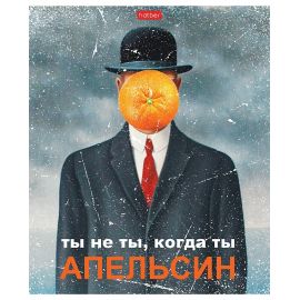 Тетрадь 96л А5ф клетка 65г/кв.м на скобе мат.ламин. серия -Даёшь апельсин!- Выпуск №2 96Т5лВ1