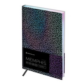 Ежедневник недатированный, В6, 136л., кожзам, Greenwich Line "Vision. Memphis", тон. блок, гологр. срез ENB6-25494