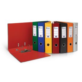 Папка-сегрегатор FOROFIS, A4, 75мм, ПВХ, разобранный, черный 91060